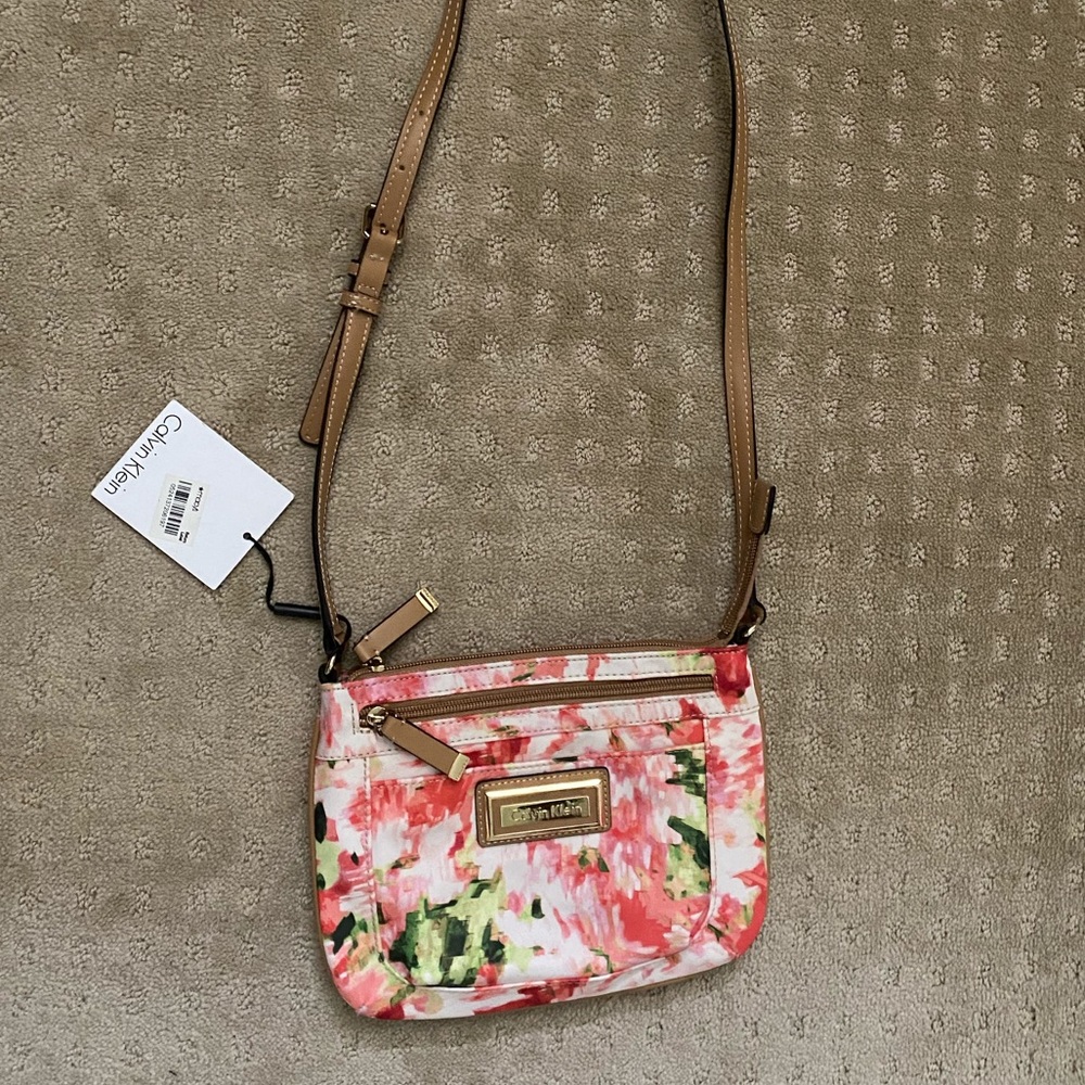 Calvin Klein Floral Crossbody Purse
